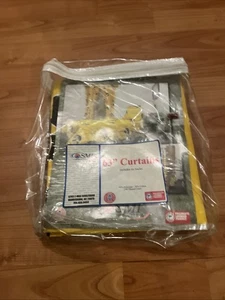 University Of Iowa Hawkeyes 63" Curtains with Tie Backs Gold Black - Picture 1 of 12