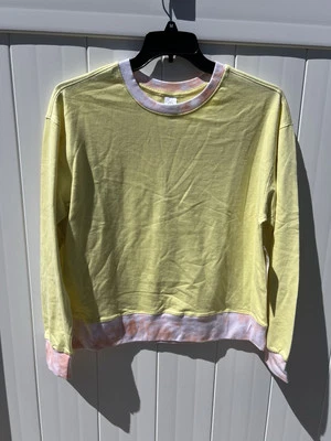 Camiseta deportiva Nanette Lepore Play para mujer talla M manga larga amarilla talla mediana nueva con etiquetas Foto 1 de 4