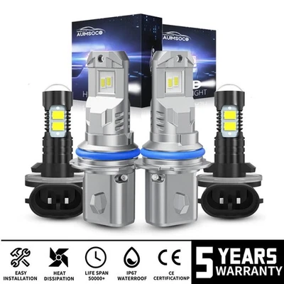 Faros antiniebla LED para Oldsmobile Silhouette 1997-2000 bombillas súper brillantes Foto 1 de 4