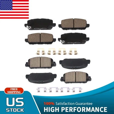 Juego de 8 pastillas de freno delanteras y traseras de cerámica para Honda HR-V 2016-2022 D1654 D1841 Foto 1 de 4