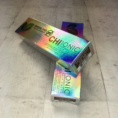 Color de cabello CHI iónico brillo permanente sin amoníaco 50-9N rubio natural claro 2 paquetes Foto 1 de 4