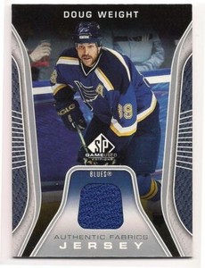 Doug Weight 06-07 Upper Deck SP Game Used Authentic Fabrics Jersey