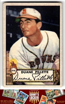 1952 Topps Duane Pillette 82 St. Louis Browns - Image 1 of 2