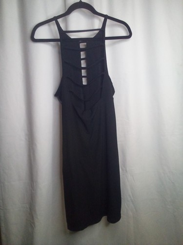 UNDERCOVER Abito sportivo Victoria L senza maniche con cinturini a costine nero