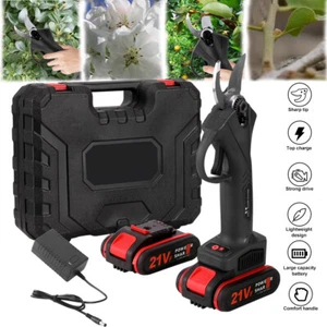 Electric Pruning Shears Cordless Pruner Brushless Branch Cutter with 2 Batteries - Picture 1 of 12