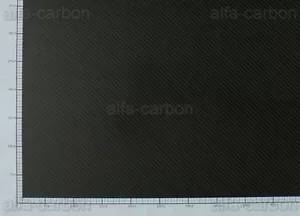 0,45mm Carbon Platte Kohlefaser CFK Platte ca. 350mm x 200mm - Bild 1 von 1