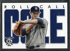 2020 Topps Big League Roll Call - #RC-23 - Gerrit Cole - New York Yankees