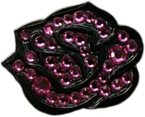 Swarovski Rose Golf Ball Marker & Matching Hat Clip - Picture 1 of 17