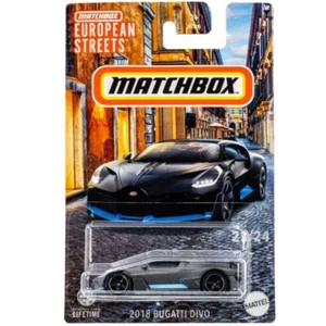 Matchbox 2018 Bugatti Divo European Streets Special 2024 Mattel - Imagen 1 de 1