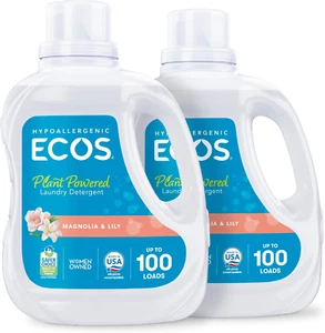 ECOS Laundry Detergent Liquid, 200 Loads - Dermatologist Tested Laundry Soap - H - Picture 1 of 12