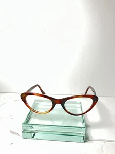 "Montature occhiali vintage Victory U.S.A. Cateye marrone 47-20 5 1/2"" - Foto 1 di 3