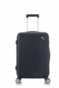 55x35x20 Ryanair Cabin Case Easyjet Cabin Suitcase Bag Hand Luggage 4 Wheels ABS - Picture 1 of 13