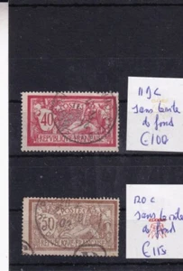 France 1900 Type Merson yvert 119/120c nice stamps see scan - Picture 1 of 1
