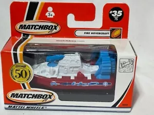 Matchbox #35 Fire Hovercraft Boat, 1/64, NIB - Picture 1 of 1
