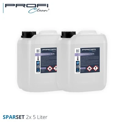 Isopropanol 99,9%, Isopropylalkohol, IPA, Entfetter 10L 2 x 5 Liter - Bild 1 von 3