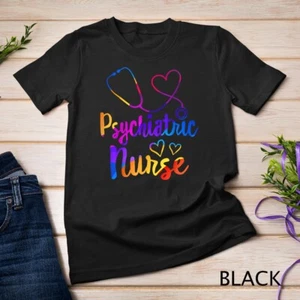 Gradient - Camiseta unisex Semana de Enfermera Psiquiátrica RN Salud Mental Escuela de Enfermería - Imagen 1 de 15