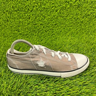 Zapatillas deportivas Convers Chuck Taylor One Star para niños talla 5,5 años marrón blanco Foto 1 de 4