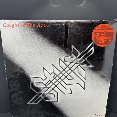 Styx 'Caught In The Act' Live Original Double Vinyl LP Set A&M SP-6514 aSEALED - Image 1 of 4
