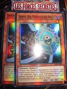 YU-GI-OH! SR DEMON JINN EXORCISTE DES RITUELS LOT DE 2 (PLAYSET) THSF-FR040 ED1 - Picture 1 of 1