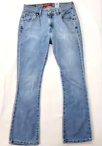 Levi's Women's Blue Denim Jeans Nouveau Boot Cut Stretch 515 Low Rise Size 6 M - Picture 1 of 10