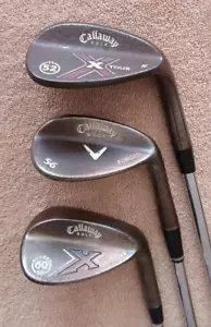 TZ GOLF - Callaway X Series 52* Wedge, 56* Wedge, 60* X Forged Raw Wedge SET RH - Picture 1 of 8
