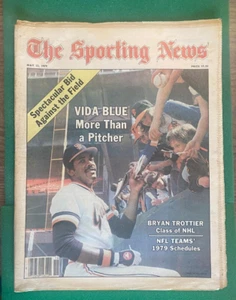 SPORTING NEWS-MAY 12, 1979-VIDA BLUE-SAN FRANCISCO GIANTS-COMPLETE MAGAZINE - Picture 1 of 1