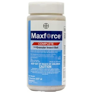 Maxforce Complete Granular Bait 8oz bottle Cockroach Ant Silverfish by Bayer - Picture 1 of 1