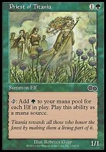 *MRM* ENGLISH Pr�tresse de Titania (Priest of Titania) MTG USG - Imagen 1 de 1