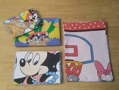 Lot de 3 Housses de couette Vintage Mickey et ses amis Disney @@@ à voir ! - Photo 1/4