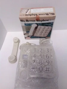 LENOXX SOUND BIG BUTTON TELEPHONE MODEL PH-416 Fully Tested Works A+ - Picture 1 of 12
