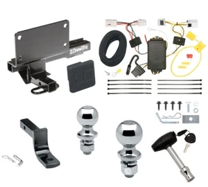 Trailer Tow Hitch For 07-08 G35 09-13 G37 Sedan Deluxe Pkg Wiring 2" 1-7/8" Ball - Picture 1 of 10