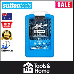 Sutton Tools Jobber Blue Bullet D102 21Pc S2 HSS Drill Bit Set Imperial - D102S2 - Picture 1 of 2