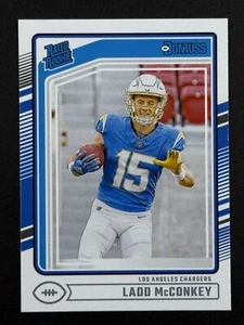 LADD MCCONKEY RC 2024 Donruss Football Rated Rookie #328 Los Angeles Chargers - Picture 1 of 2