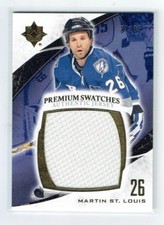 10-11 UD Upper Deck Ultimate Premium Swatches  Martin St. Louis /35  Jersey  HOF