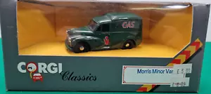 1:43 CORGI CLASSICS 1986 D957/2 GAS Morris Minor DieCast Van - Picture 1 of 6