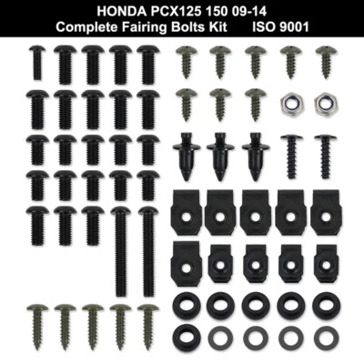 Full Fairing Bolt Kit Screws Nut Aftermarket Fit For HONDA PCX125/150 2009-2014 - Image 1 of 4