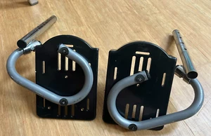 Convaid Cruiser Mobility Chair  2 Angle Adjustable Footplates Footrests - Picture 1 of 6