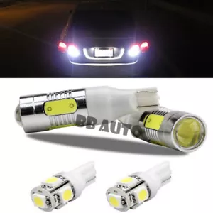 4x For High Lumen License Plate Back Up Reverse LED Bulb T10 Xenon White Bulb - Picture 1 of 1