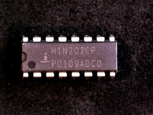 HIN202CP - Intersil RS-232 Transceiver (DIP-16) GENUINE - Picture 1 of 1