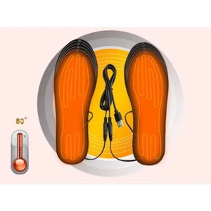 USB Rechargeable Heated Insoles Pad for Outdoor Skiing Winter Foot Warmers - Picture 1 of 3