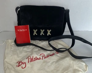 Bolso Bandolera Triple "X" De Colección Paloma Picasso Negro Gamuza Bolso Antipolvo Usado en Excelente Condición - Imagen 1 de 13