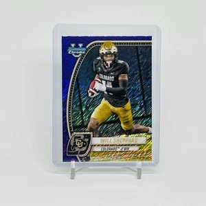 2024 Bowman Chrome University Purple Shimmer Will Sheppard - Picture 1 of 2