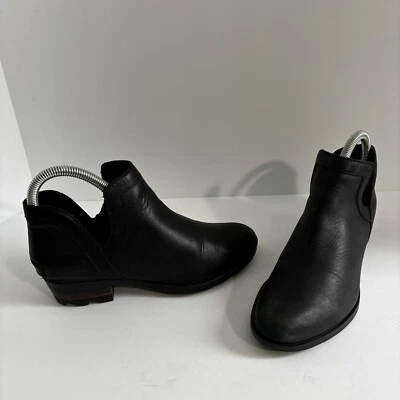 Sorel Lolla II Botín Recortado Botas de Cuero Negro Para Mujer Talla 6 EE. UU., 37 UE Foto 1 de 4