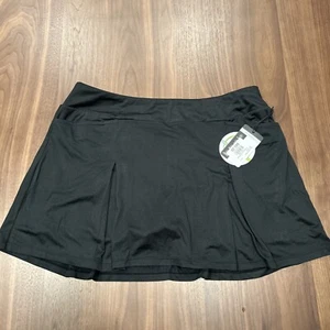 Tail Women's 15” Outseam Box Pleated Golf Skort In Onyx Black Vaying Sizes - Picture 1 of 5