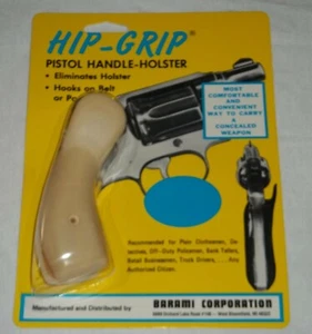 Barami Hip-Grip .38 Smith & Wesson Round Butt Medium Or K Frame 85 D - White - Picture 1 of 5