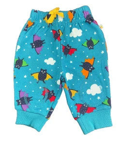 Frugi Kid's Printed Snuggle Crawlers in Halloween Blue Bat/Multi - Picture 1 of 4