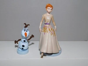 Disney Frozen 2 figuras Anna y Olaf Caketoppers - Imagen 1 de 2