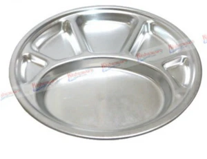 Thai Traditional Crocodile Brand Aluminum Round Food Tray Size 30 cm -  35 cm - Picture 1 of 35