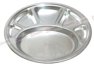 Thai Traditional Crocodile Brand Aluminum Round Food Tray Size 30 cm -  35 cm - Image 1 of 4