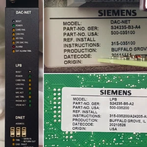SIEMENS DAC-NET CON PLACA LPB USADA PROBADA 500 035100 Y 500 035200 - Imagen 1 de 11